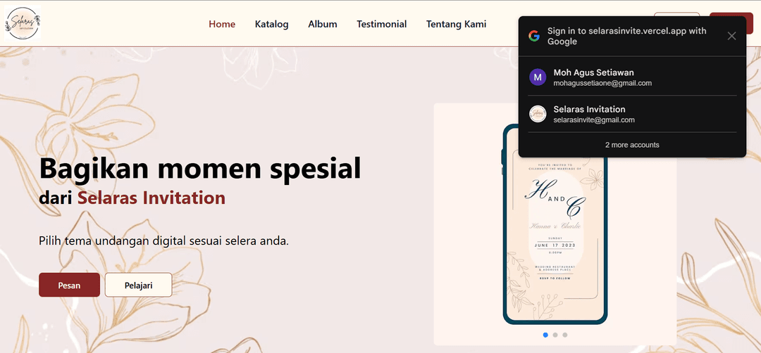 Selaras Invitation Raya